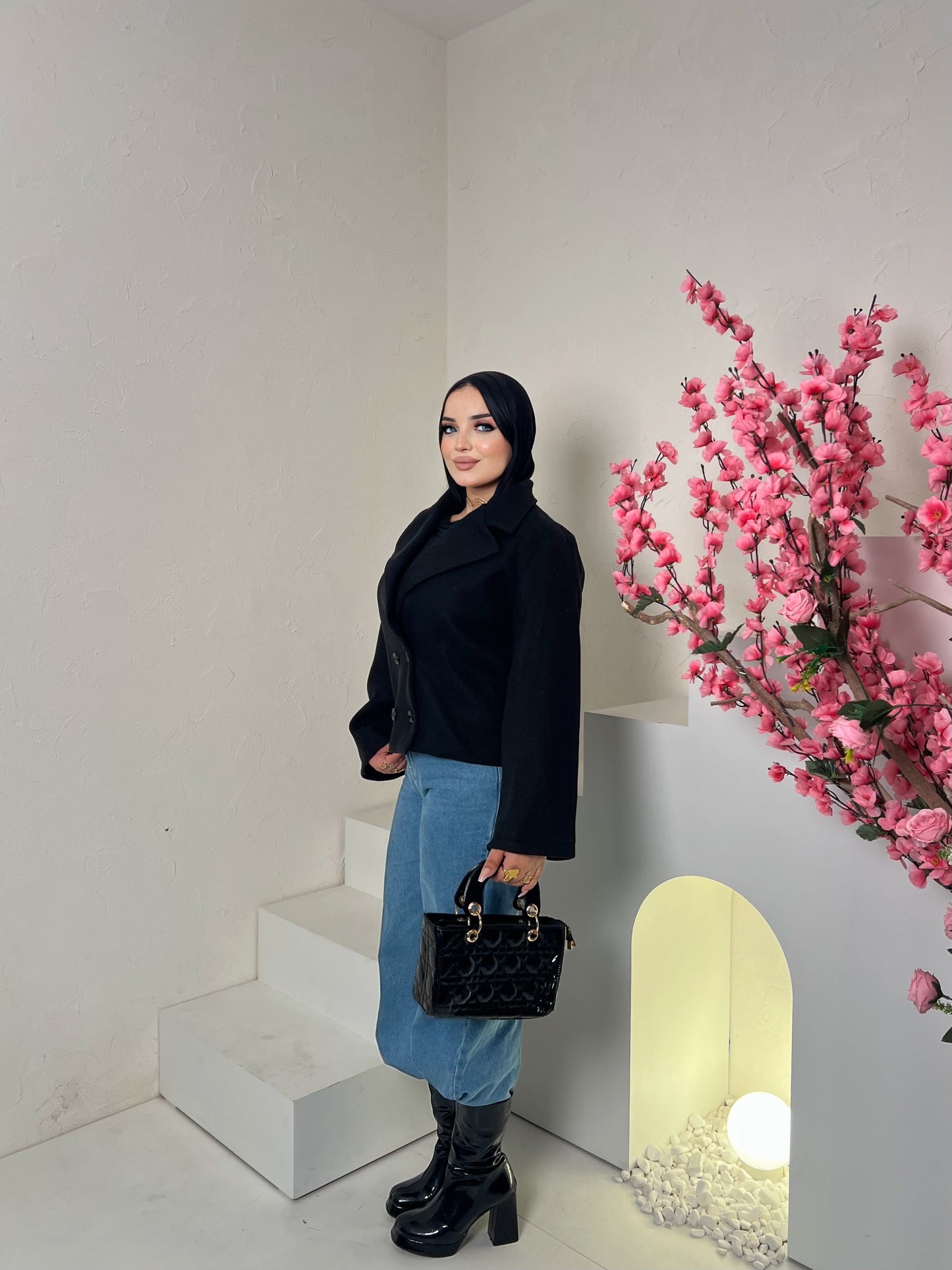 Kayla’s Cropped Jacket - Black