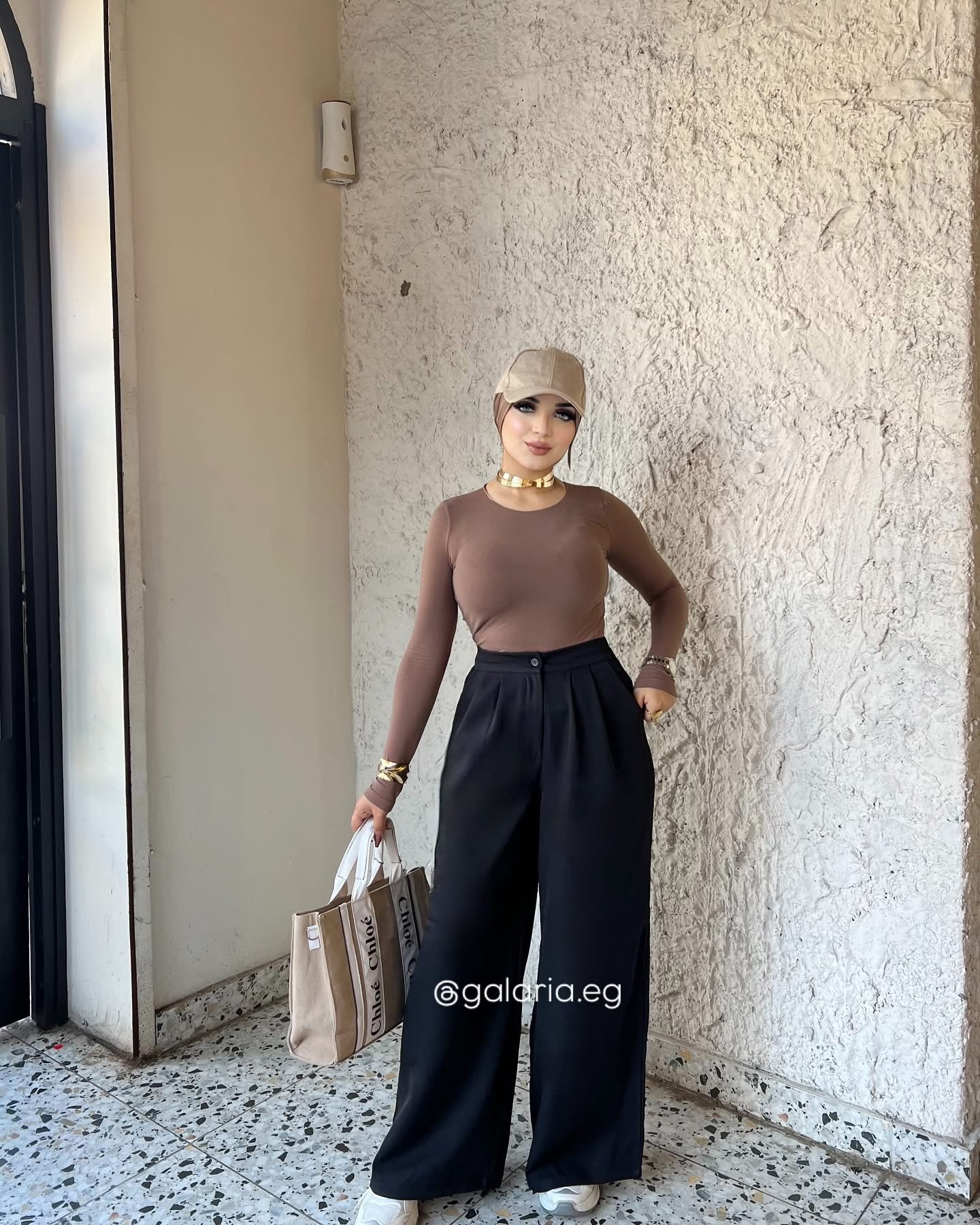 Wide Leg Pants - Black