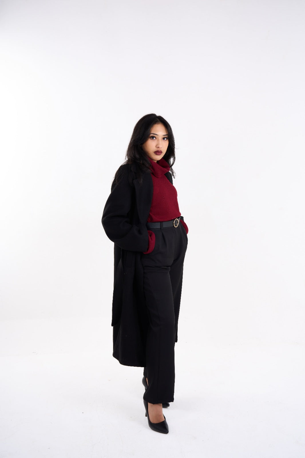 SANDRA’S COAT - BLACK