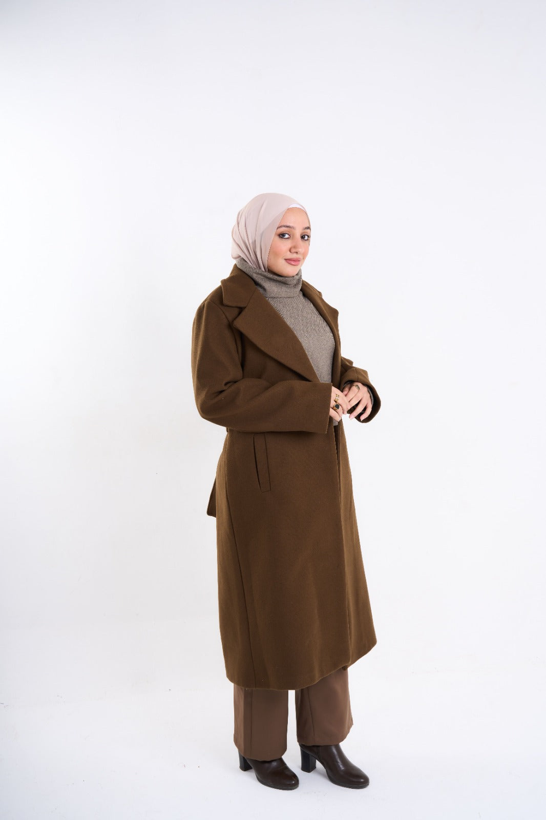 SANDRA’S COAT - BROWN
