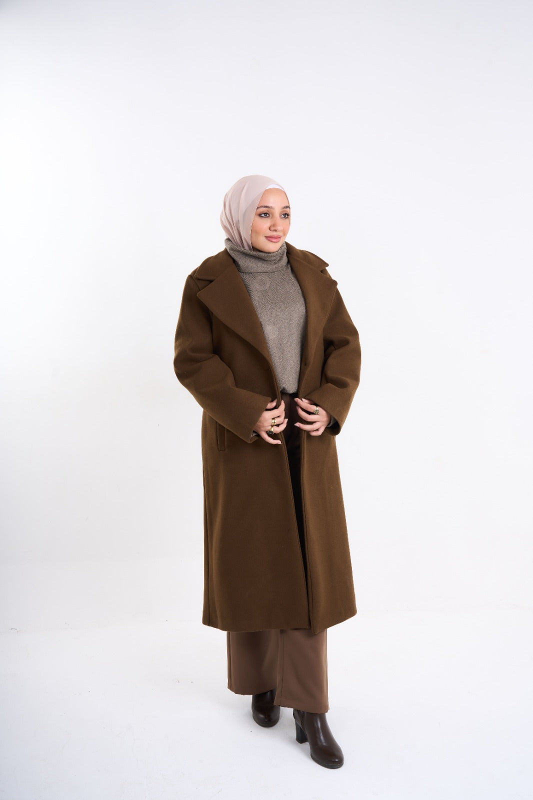 SANDRA’S COAT - BROWN
