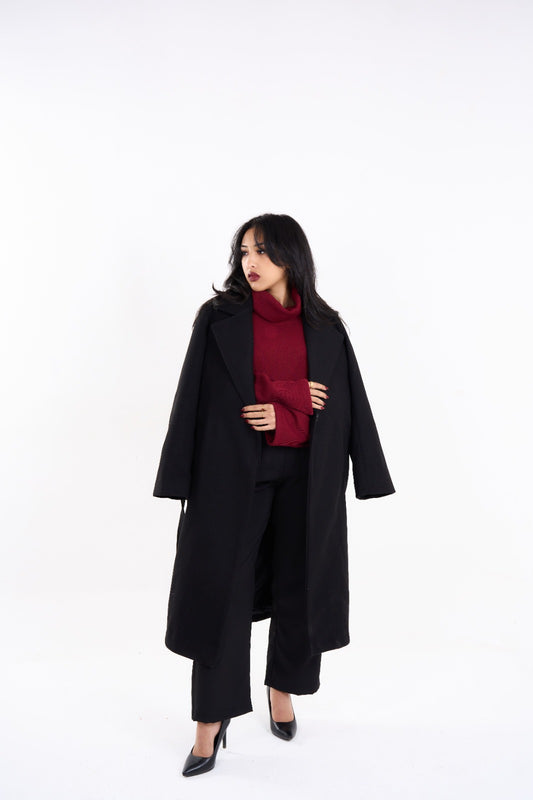 SANDRA’S COAT - BLACK