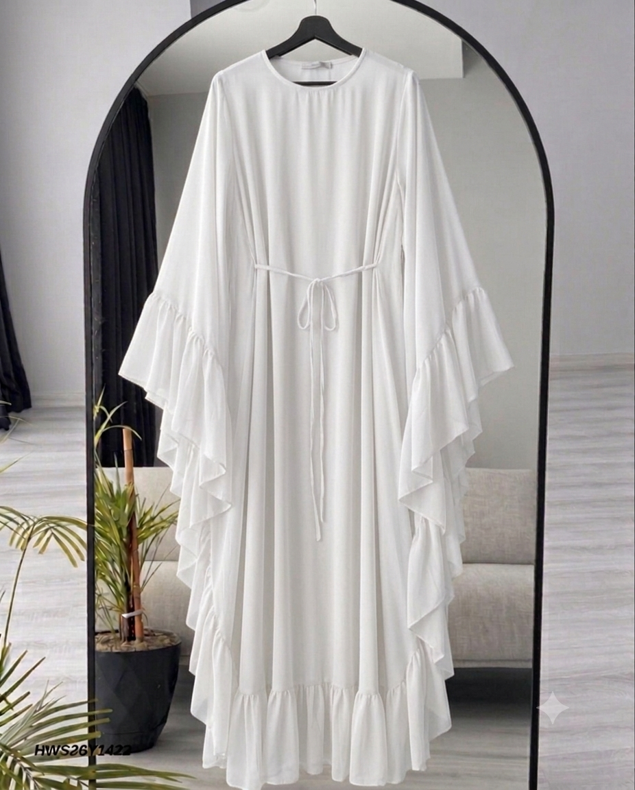 Elara Chiffon Abaya