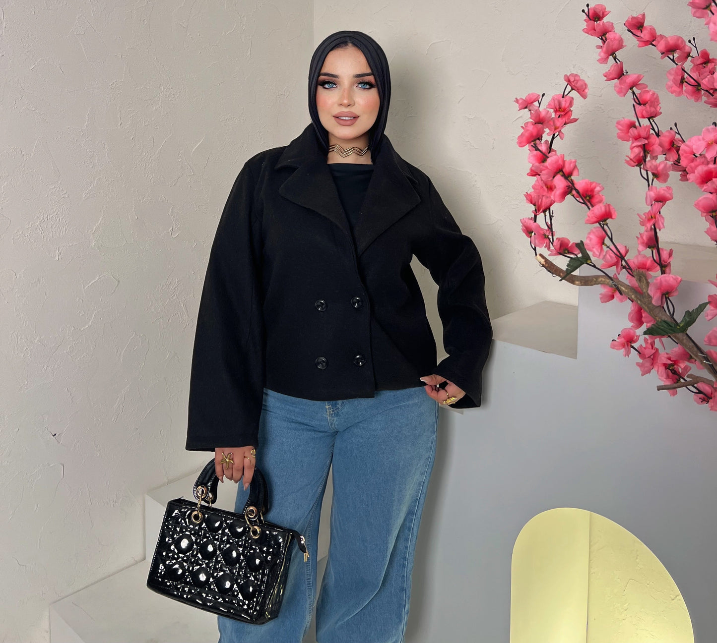 Kayla’s Cropped Jacket - Black