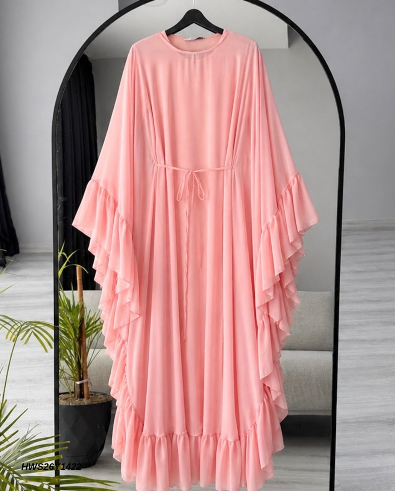 Elara Chiffon Abaya