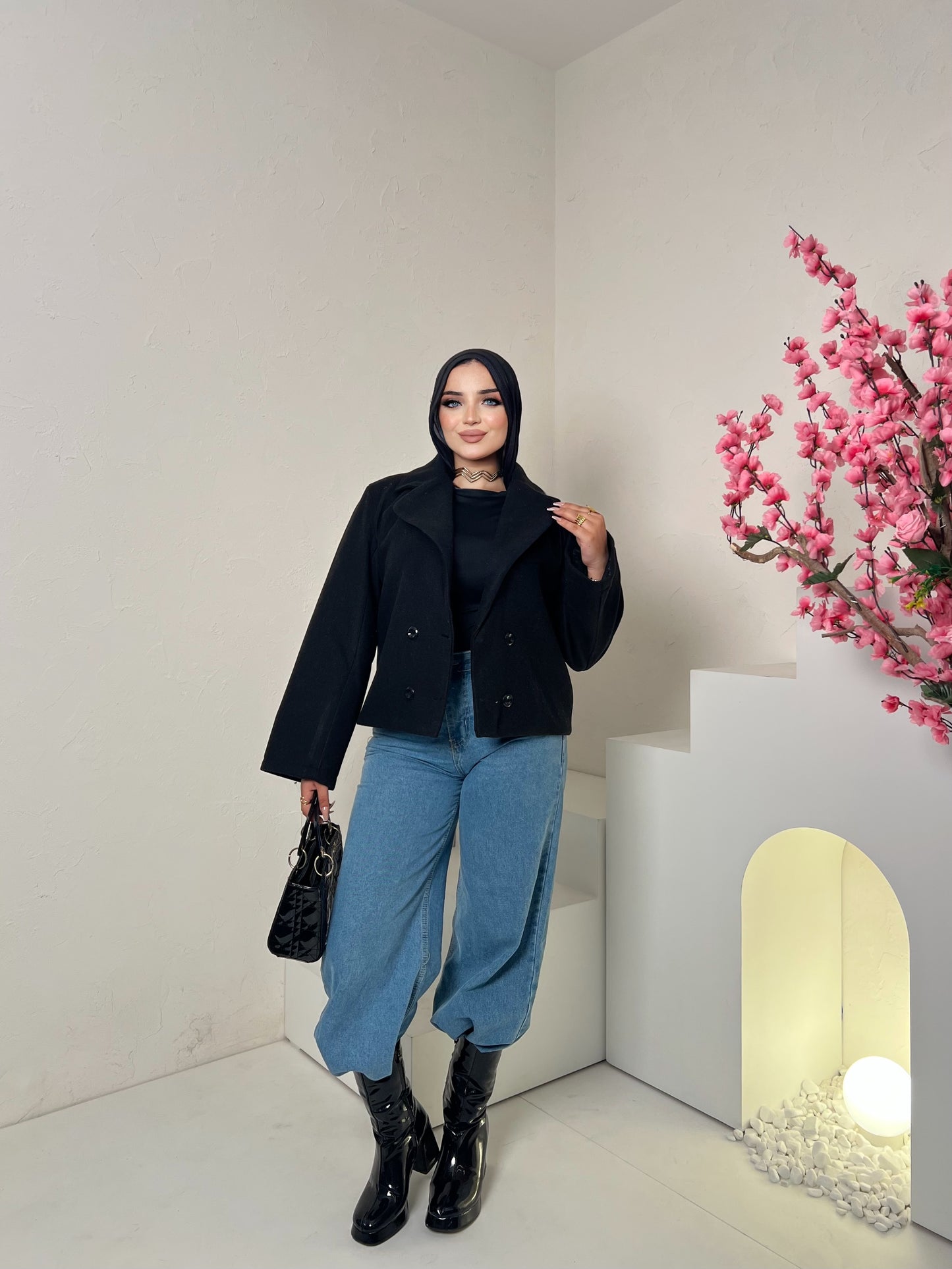 Kayla’s Cropped Jacket - Black