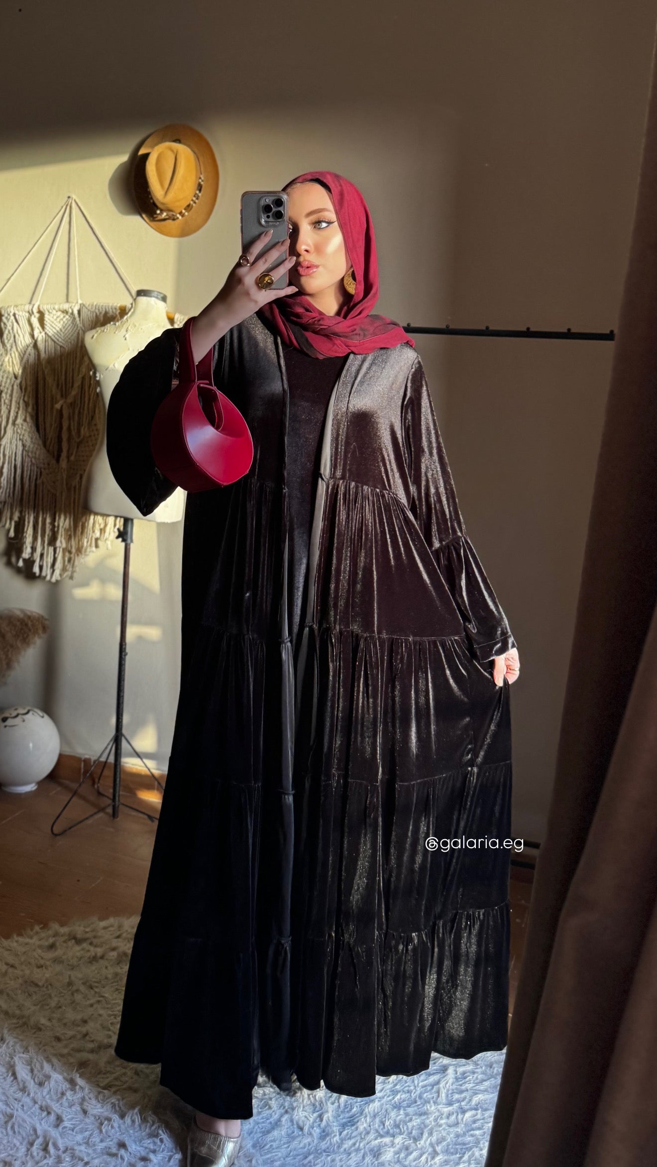 Luxe Ruffled Abaya
