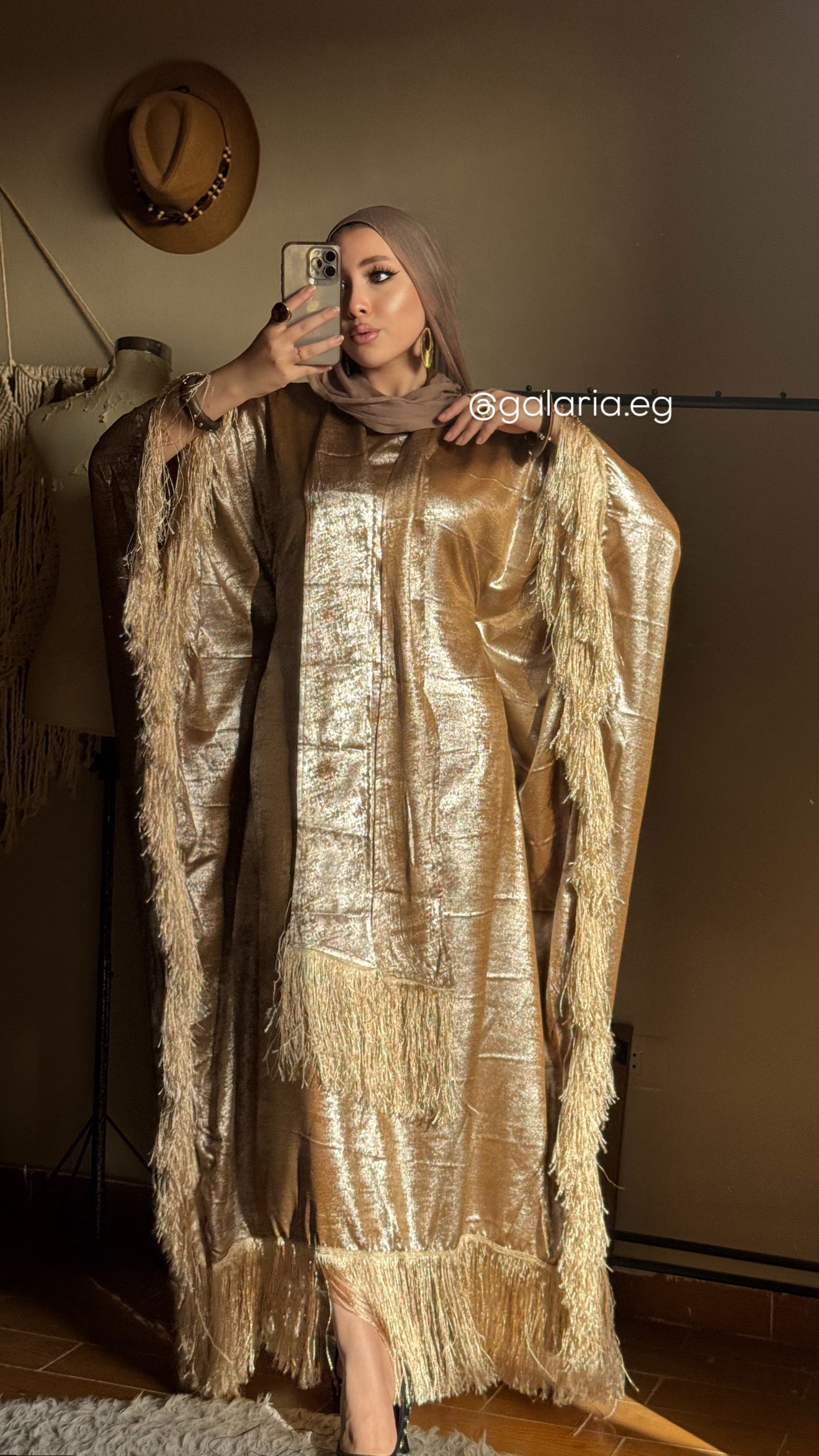 Glowy Shimmer Abaya/Dress