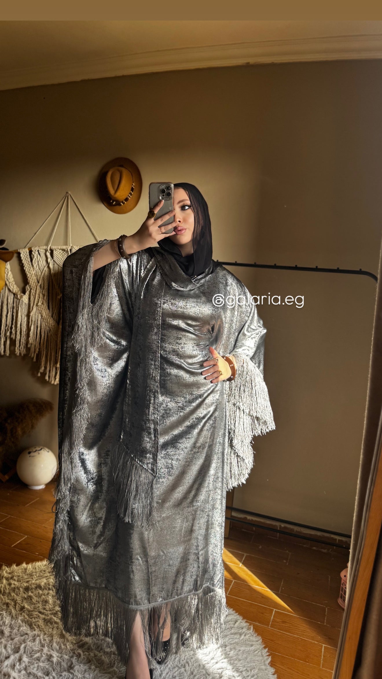 Glowy Shimmer Abaya/Dress
