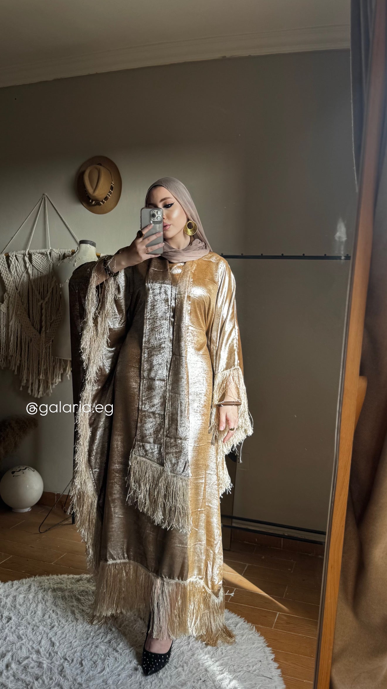 Glowy Shimmer Abaya/Dress