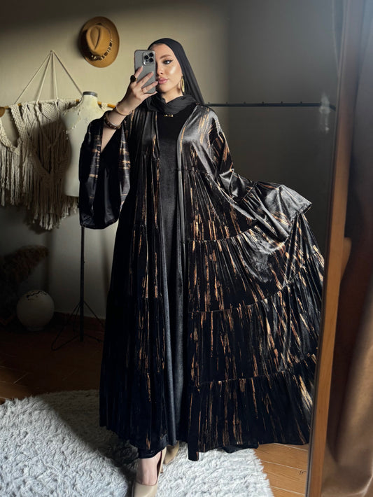 Luxe Ruffled Abaya