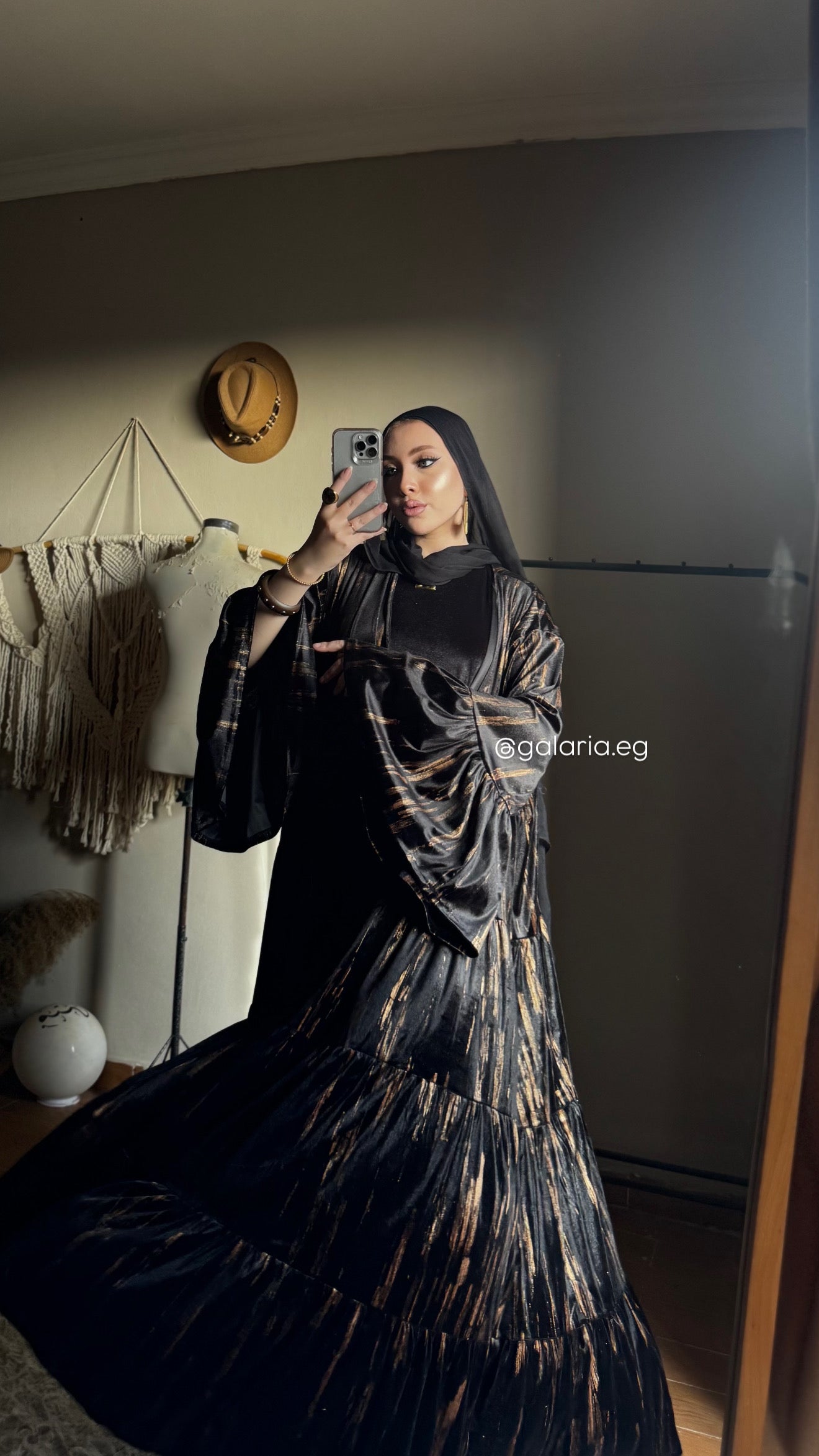 Luxe Ruffled Abaya