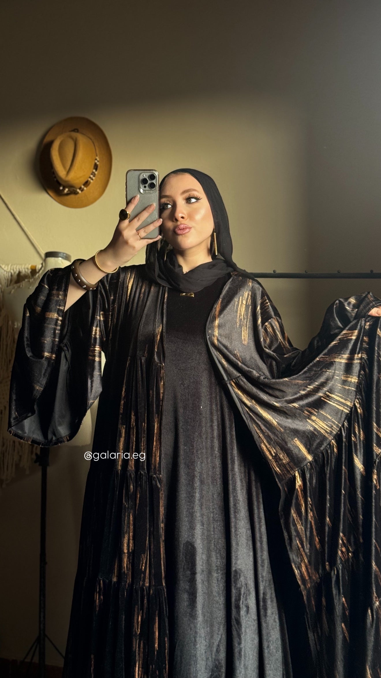 Luxe Ruffled Abaya