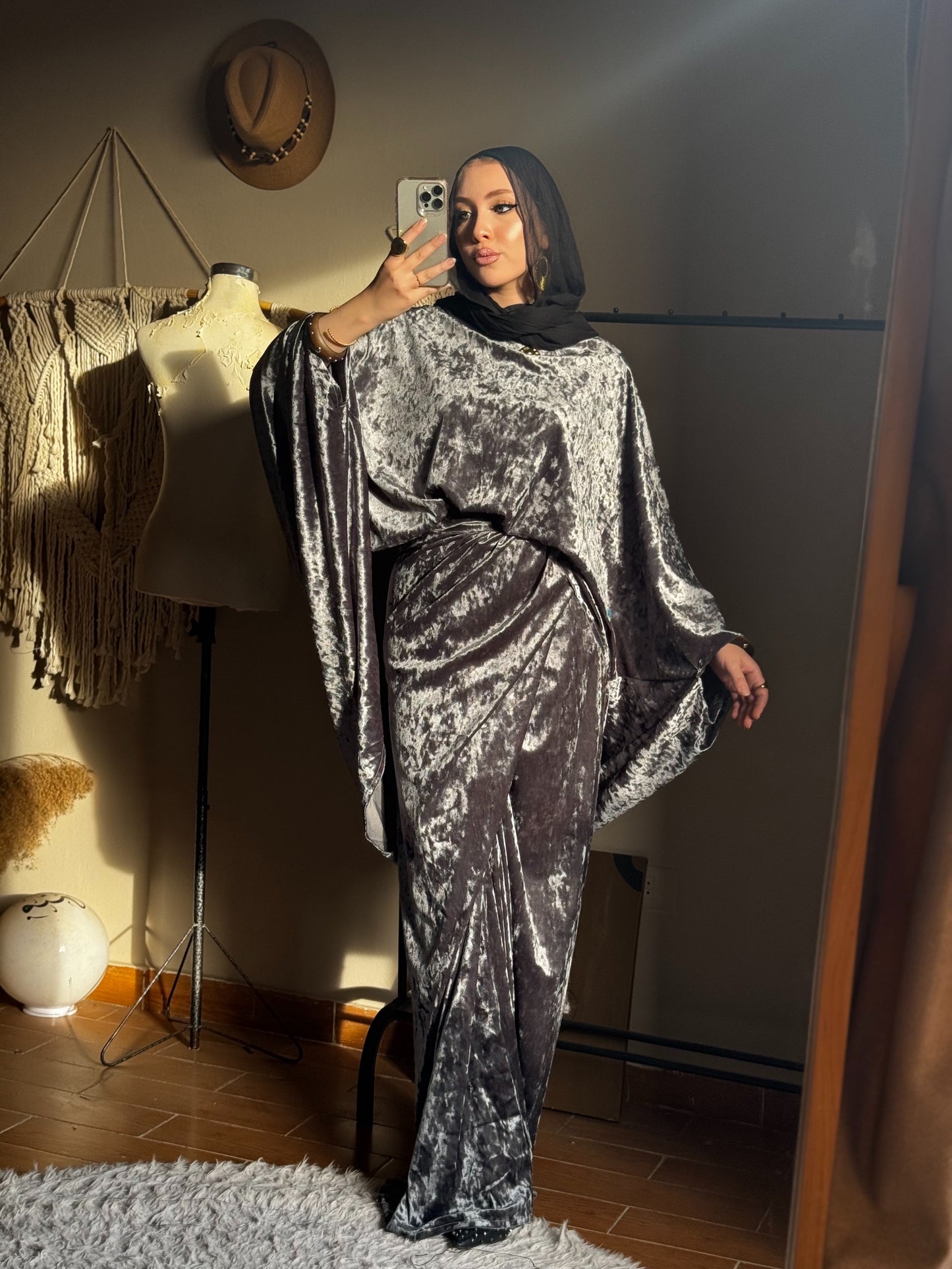 Solly Crushed Velvet Set
